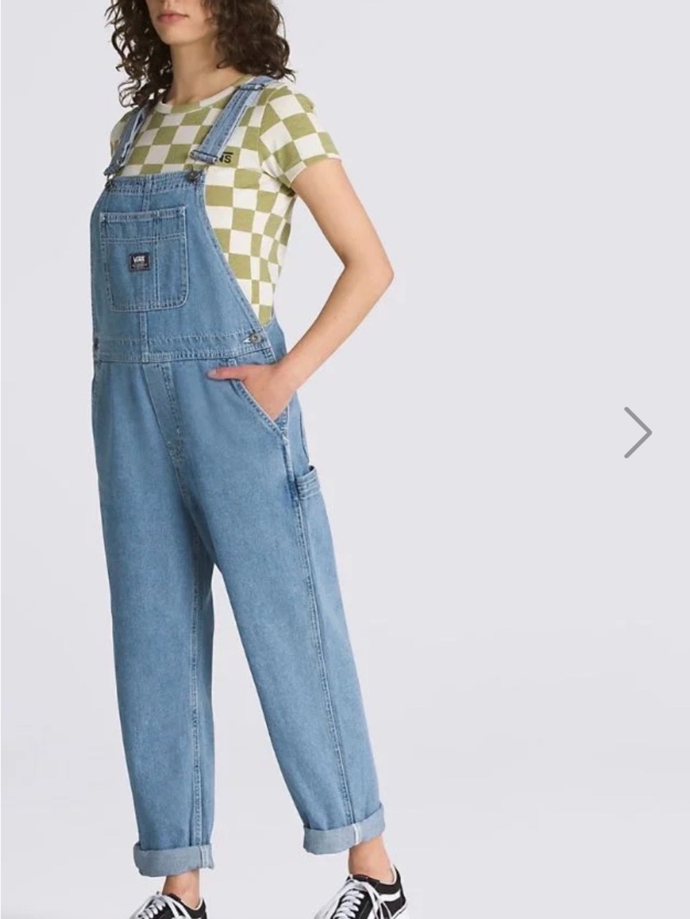 Vans Groundwork Denim Overall Small NWT